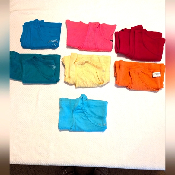 7 Colorful Tank Tops Size XL - Picture 2 of 8